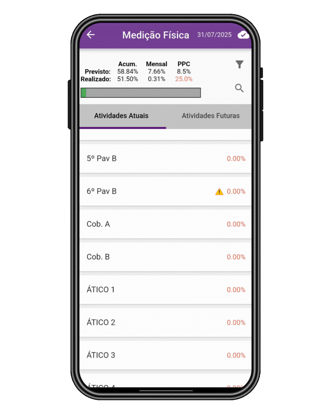 Medição In Loco — Croqui de Planta