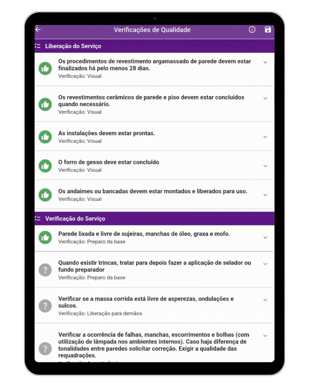FVS Digital — Checklist de Qualidade